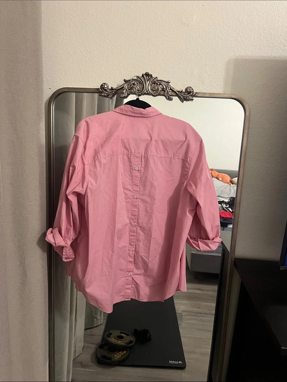 GAP Pink Button-Down Shirt - Classic Cotton Button Up